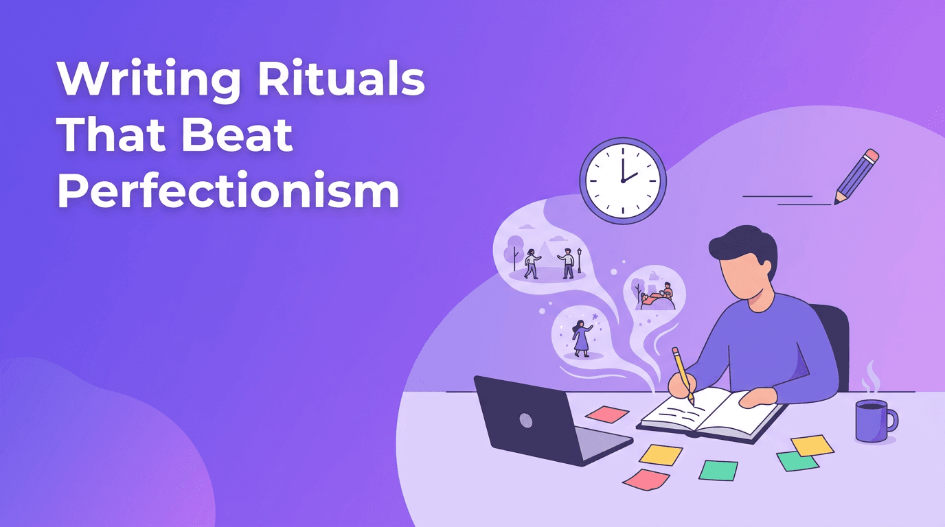 Writing Rituals That Beat Perfectionism for Better Creative Writing