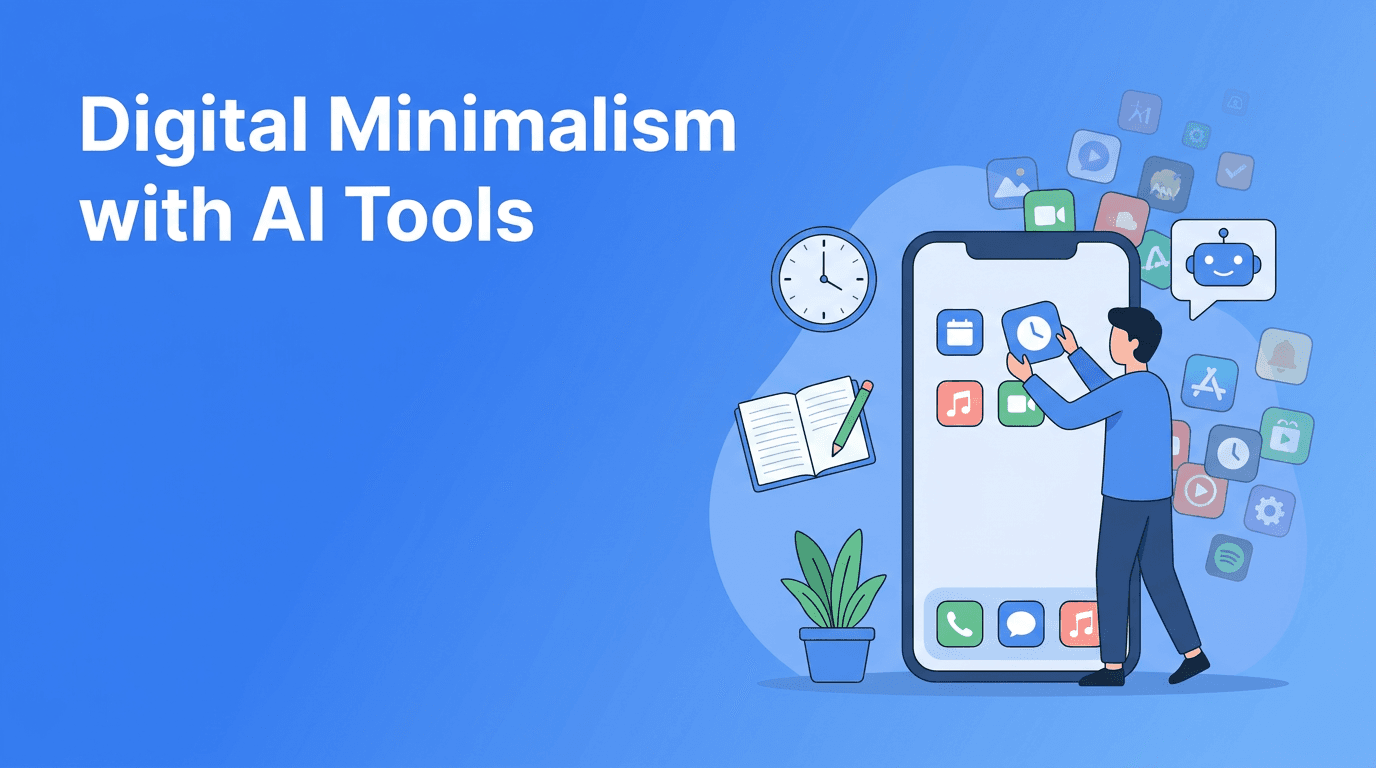 Digital Minimalism with AI Tools: A Smarter Way to Cut Screen Time