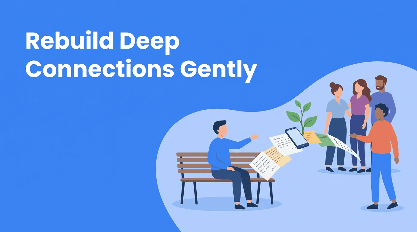 Friendship Burnout: How to Rebuild Deep Connections Without Forcing It