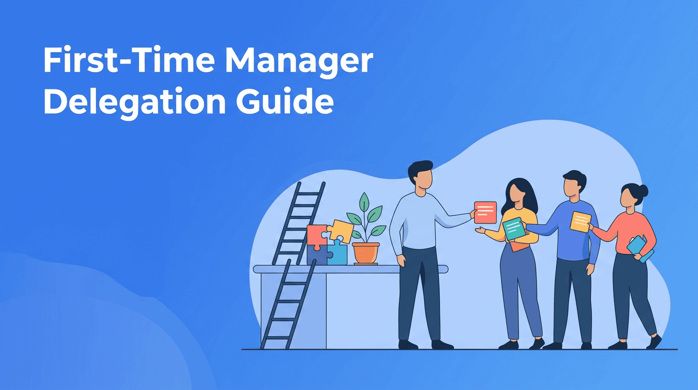 First-Time Manager Delegation: Team Building Without Micromanaging