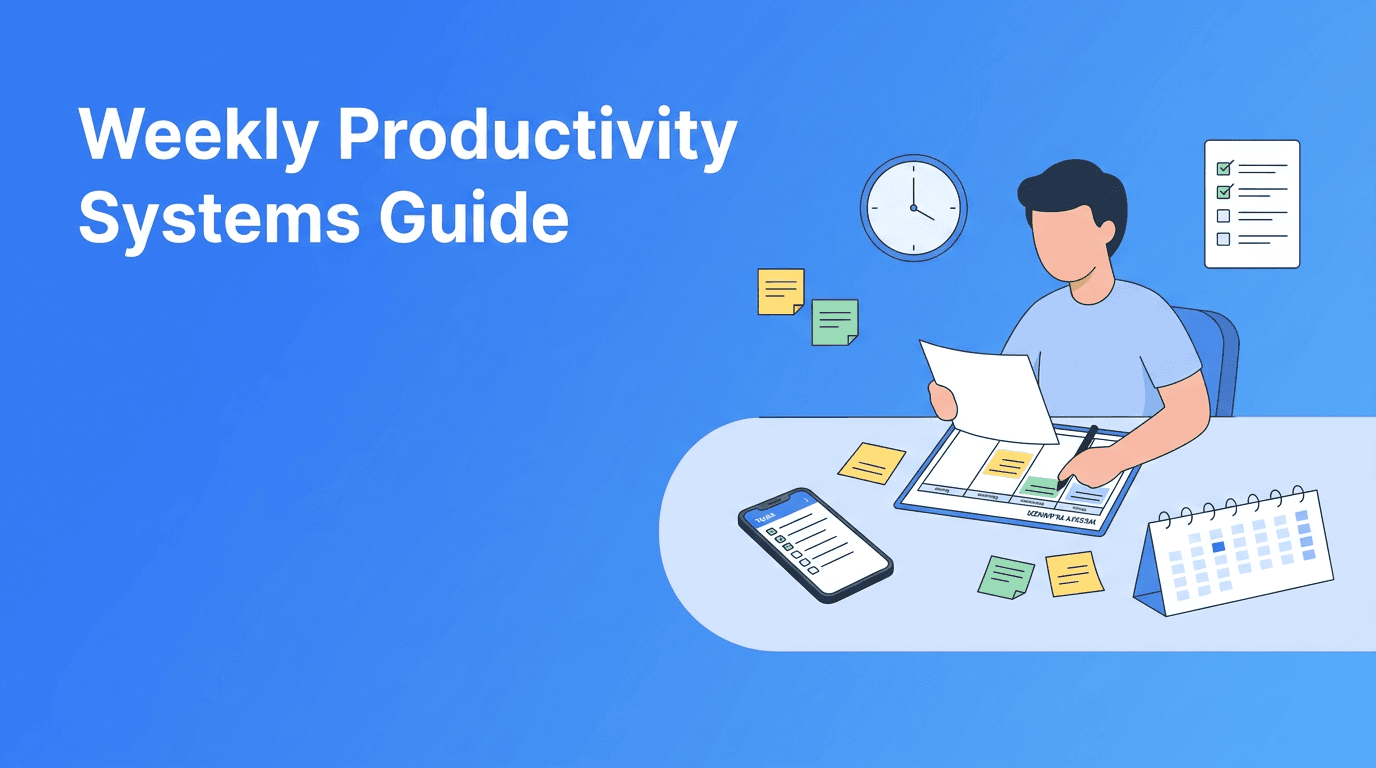 Weekly Planning Rituals: A Productivity Systems Guide for Calmer, Smarter Work