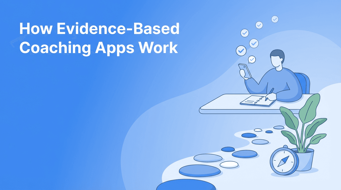 Evidence-Based Coaching Apps: How Behavioral Science Makes AI Support More Effective