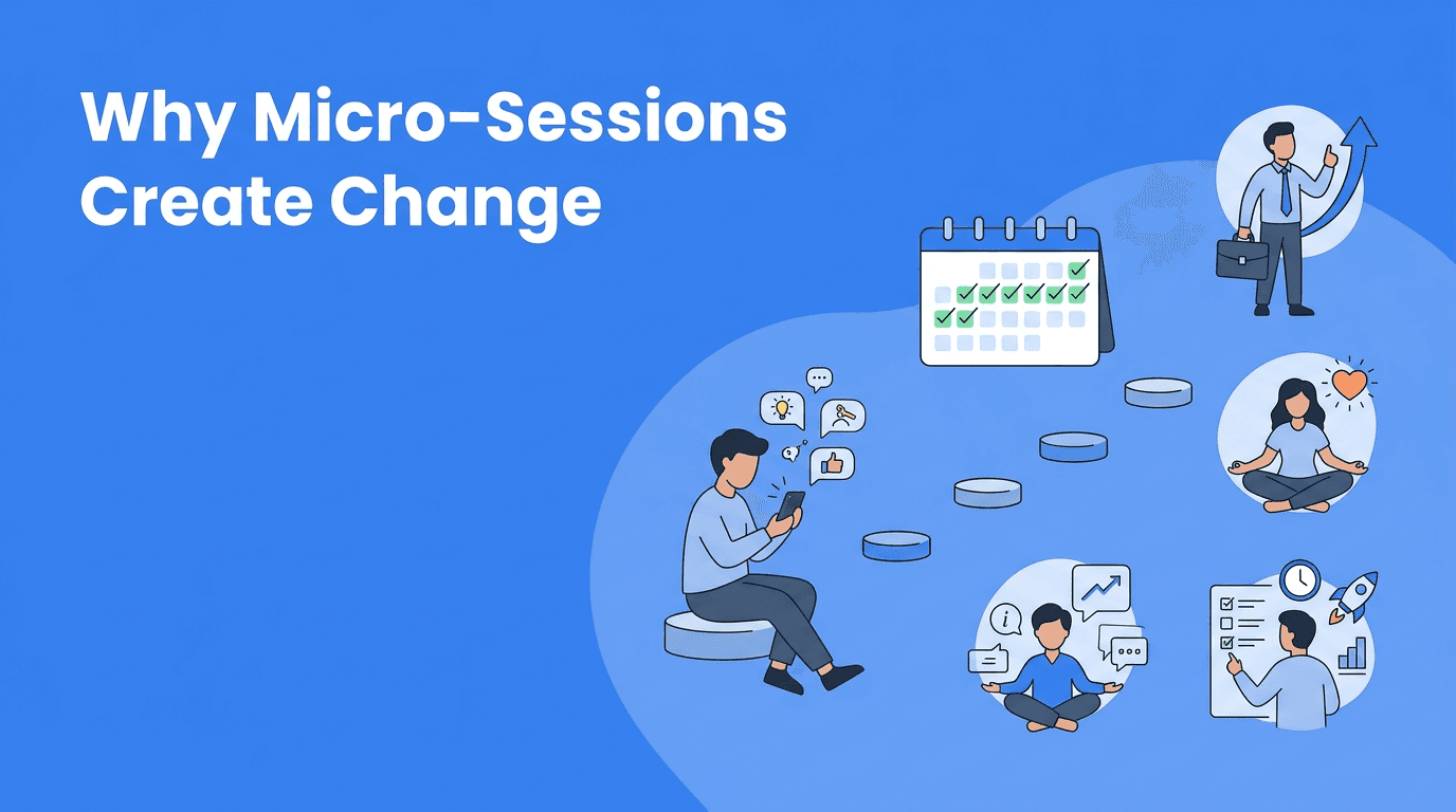 AI Coaching Science: Why Haply Uses Micro-Sessions for Real Change