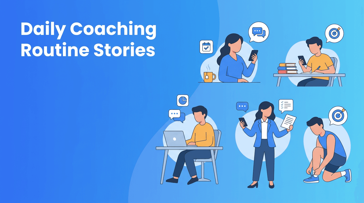 Daily Coaching Routine Stories: 5 Ways Haply Fits Real Life