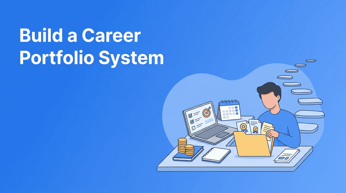 Career Portfolio: A Smarter Professional Development System for Career Growth and Personal Finance