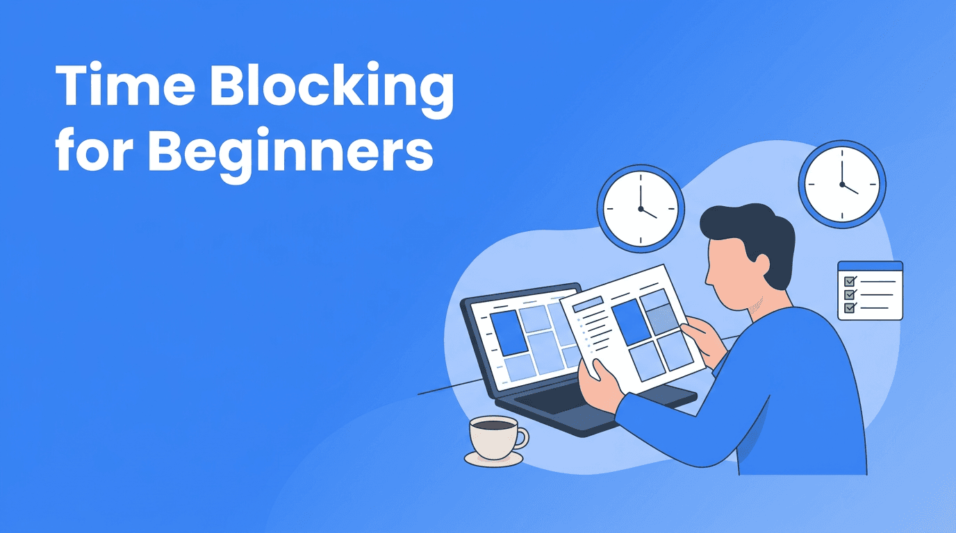 Time Blocking for Beginners: A Gentle Fix for Procrastination
