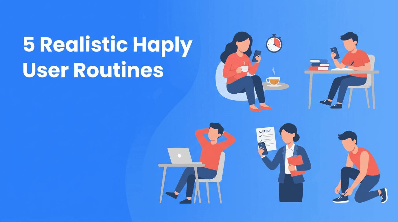 A Day With an AI Life Coach: 5 Realistic Haply User Routines