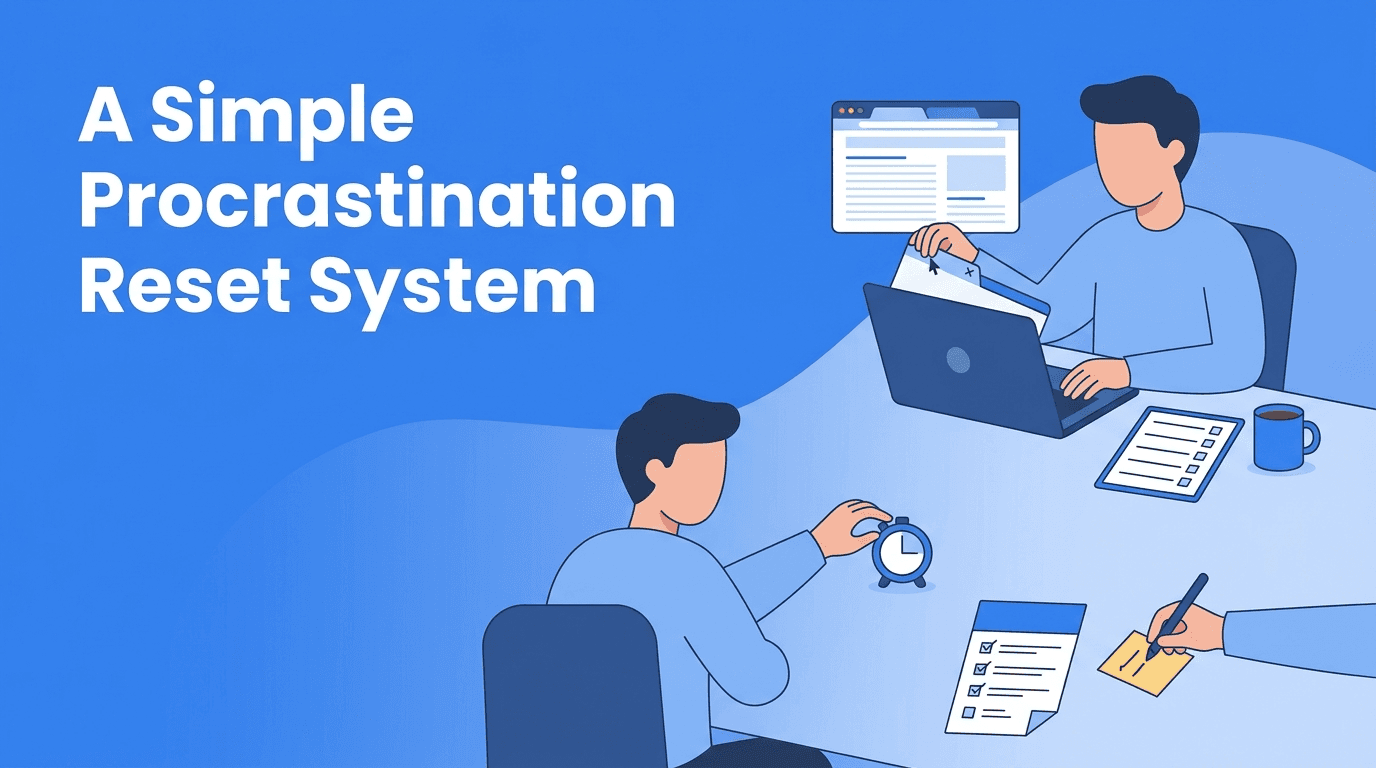 The Two-Minute Restart: A Procrastination Reset for Better Time Management
