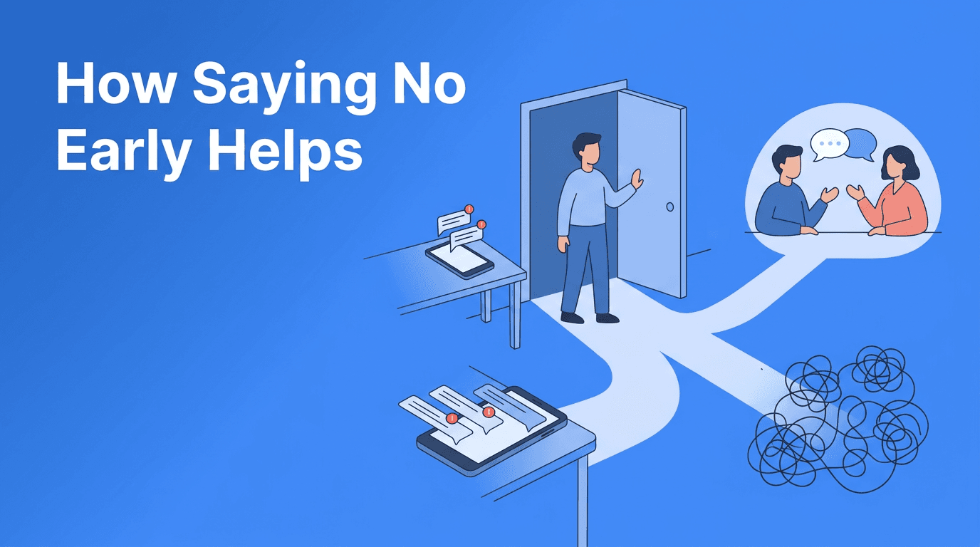 The Resentment Pause: How Saying No Early Protects Healthy Relationships