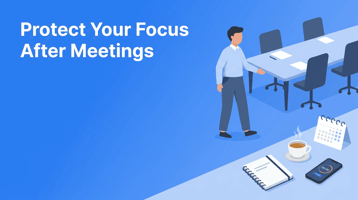 Meeting Recovery Time: The Overlooked Habit for Better Work-Life Balance