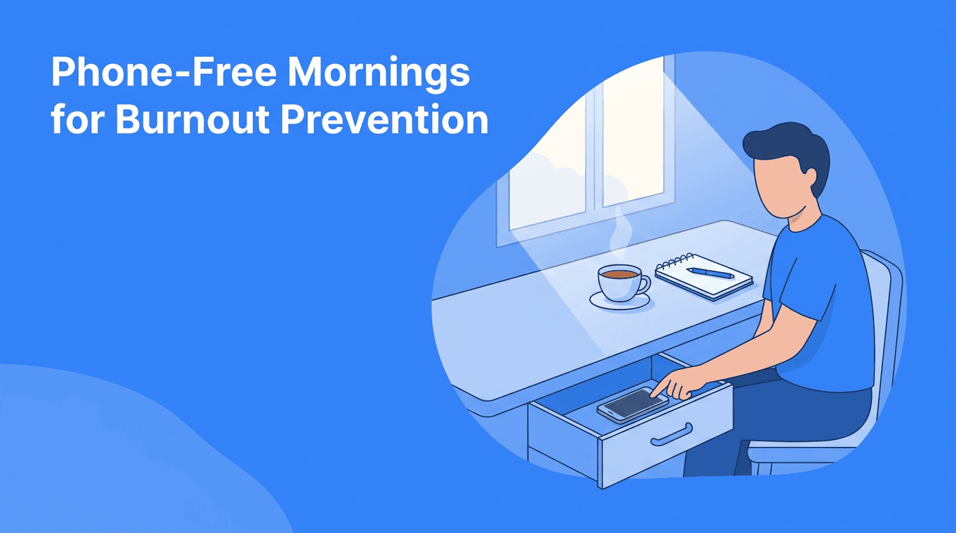 Phone-Free Mornings: A Wellness Routine to Prevent Burnout Before Work