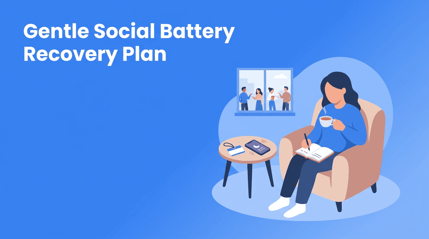 Social Battery Recovery: A Gentle Reset Plan for Introverts After Networking