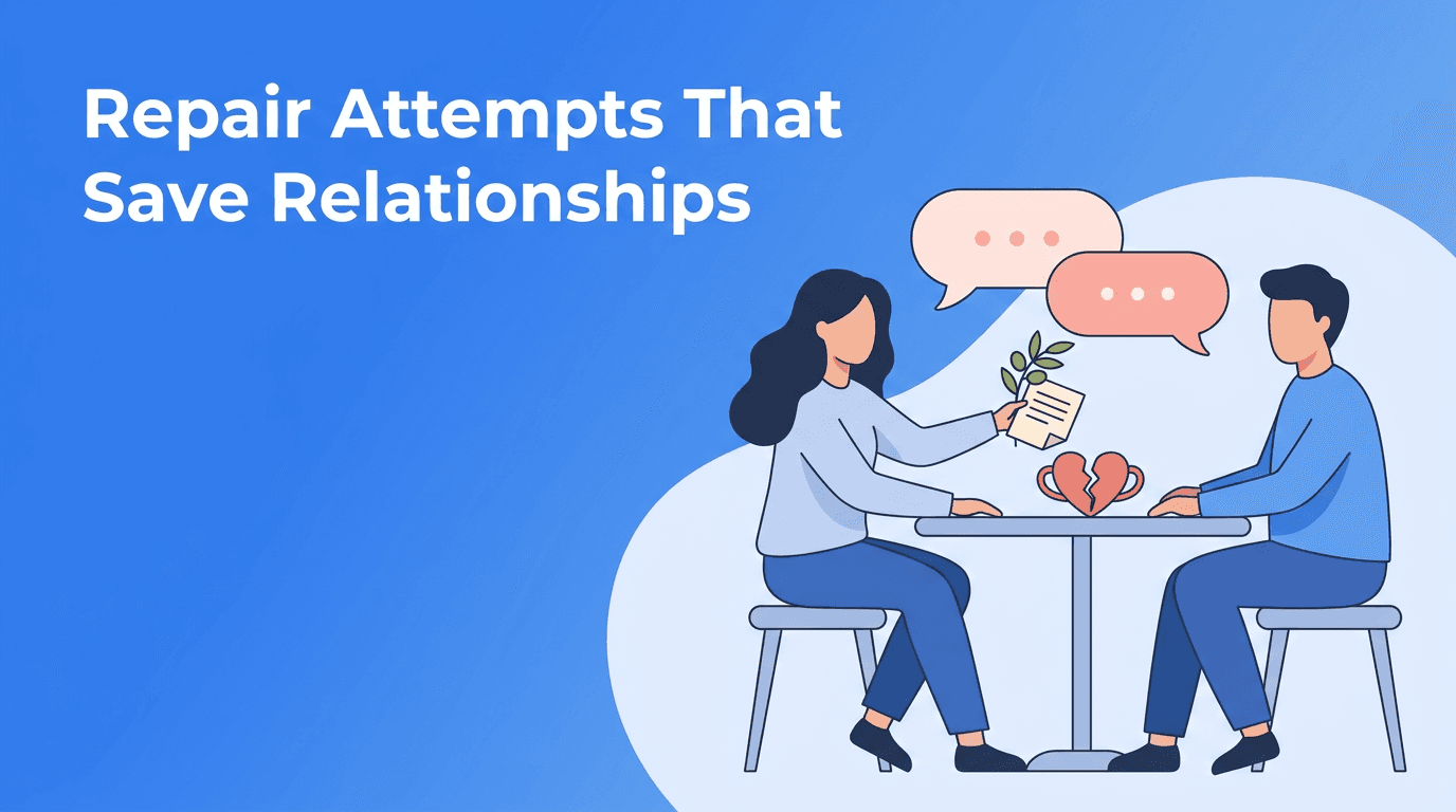Repair Attempts: The Small Communication Skill That Saves Relationships