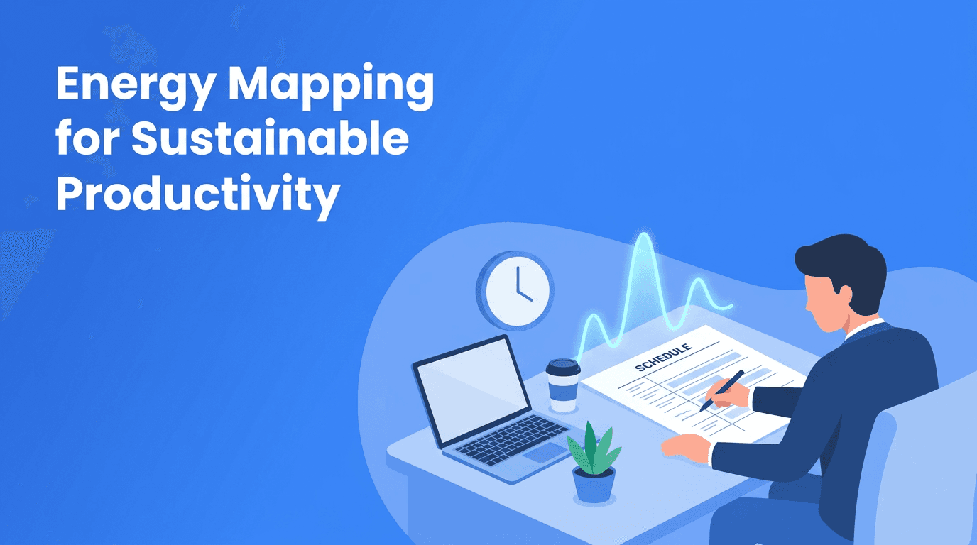 Energy Mapping for Sustainable Productivity: A Better Way to Protect Work-Life Balance