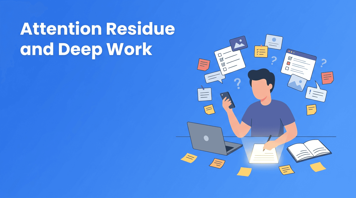 Attention Residue: The Hidden Productivity Trap That Worsens Procrastination