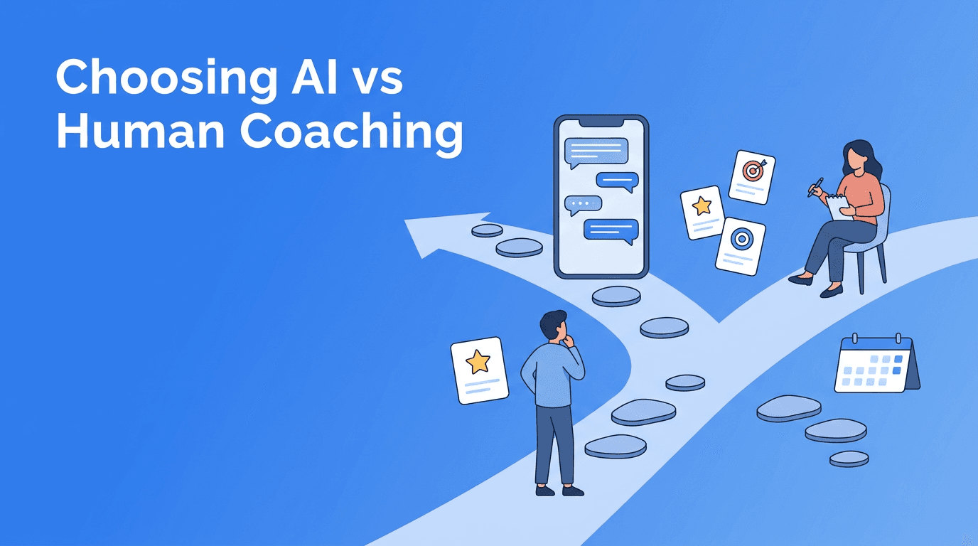 AI vs Human Coach: How to Choose the Right Support for Your Next Growth Goal