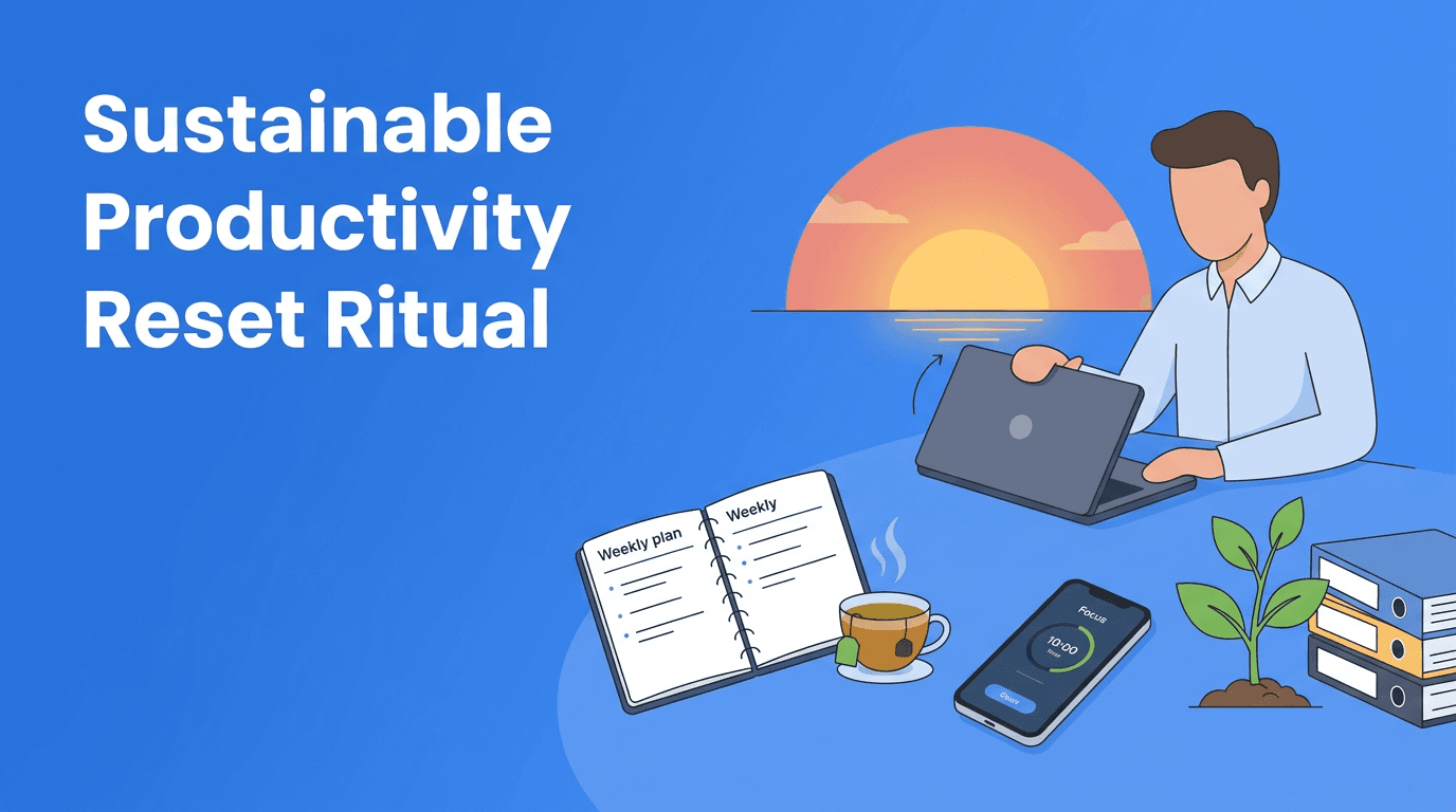 Workload Recovery Rituals: A Sustainable Productivity Reset for Busy Professionals