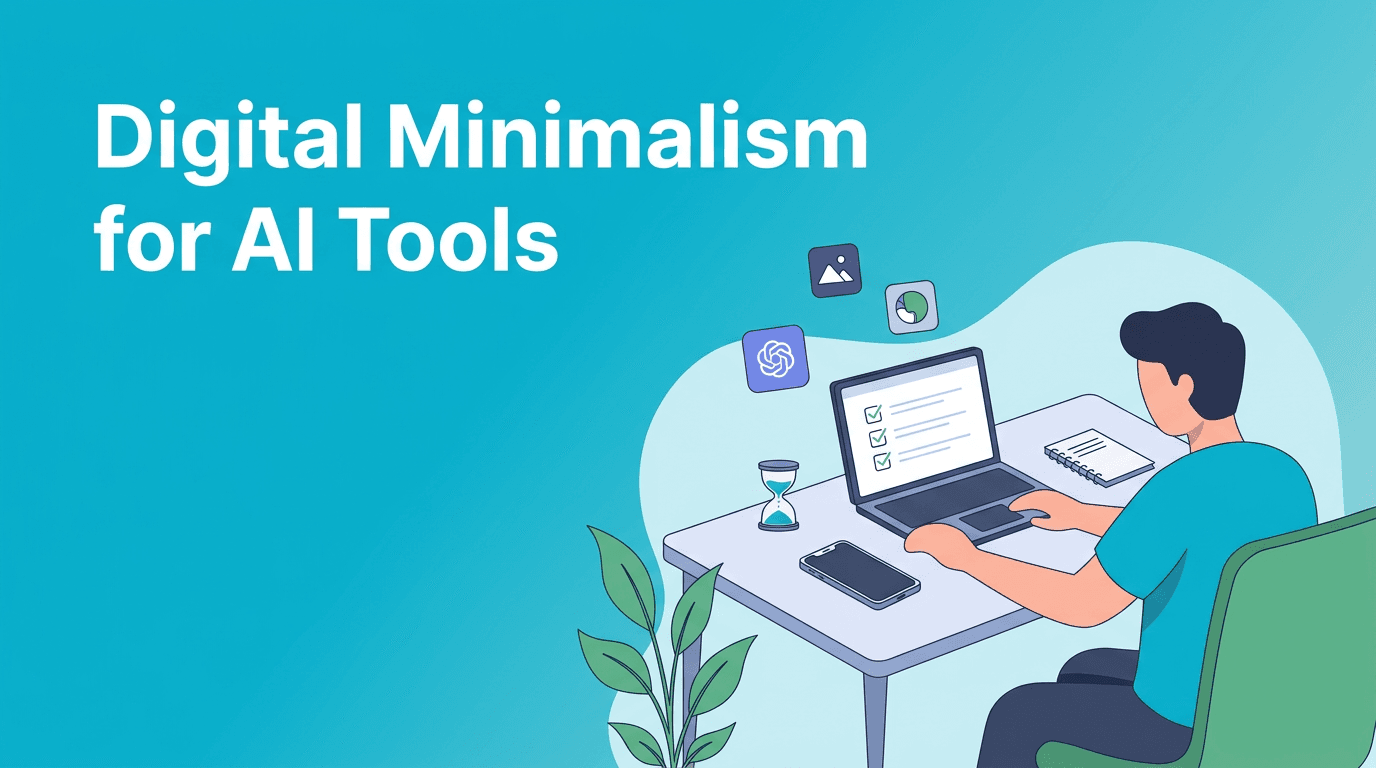 Digital Minimalism for AI Tools: A Practical System for Smarter Screen Time