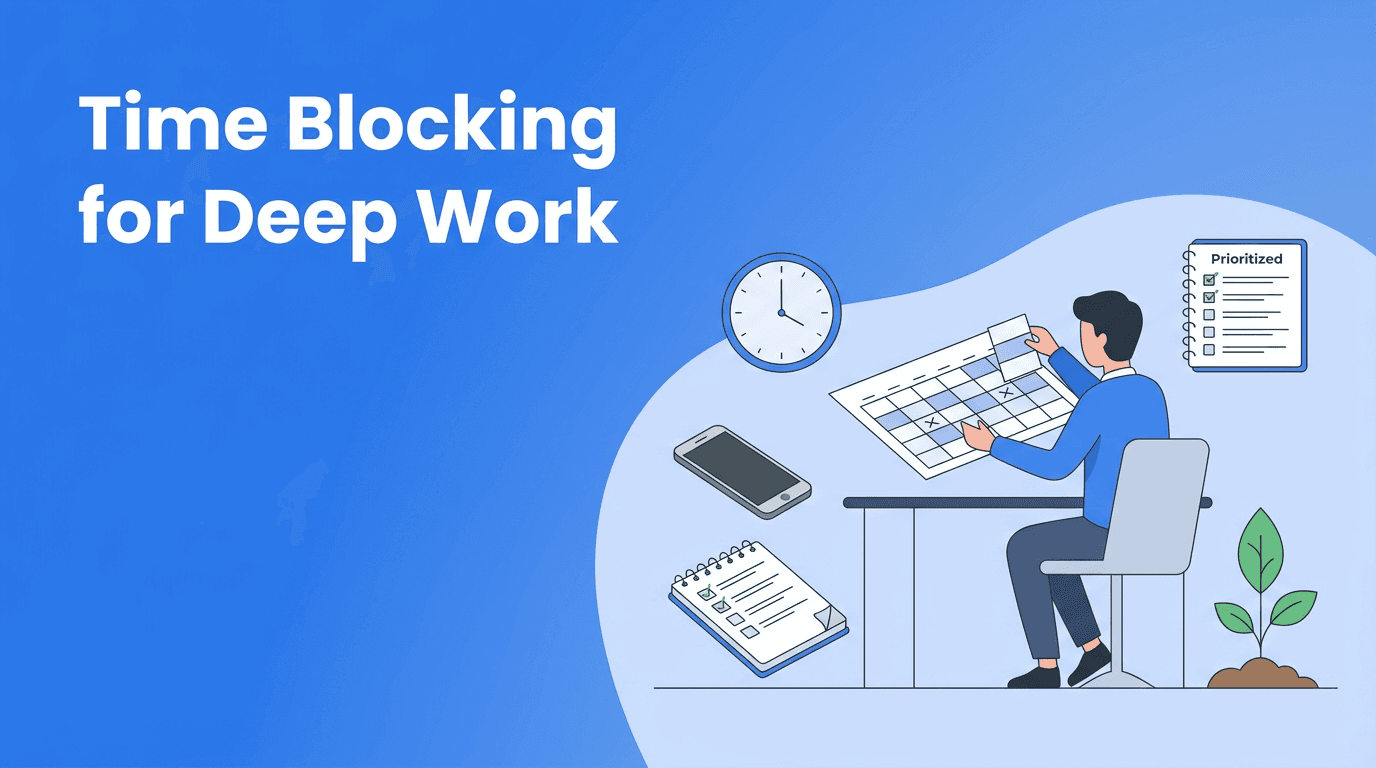 Time Blocking for Procrastination: A Gentle System for Deep Work Without Burnout