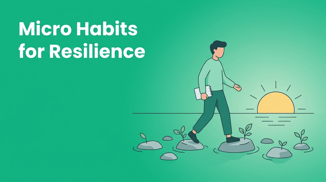 Micro Habits for Resilience: A Smarter Self-Improvement Plan for Stressful Days