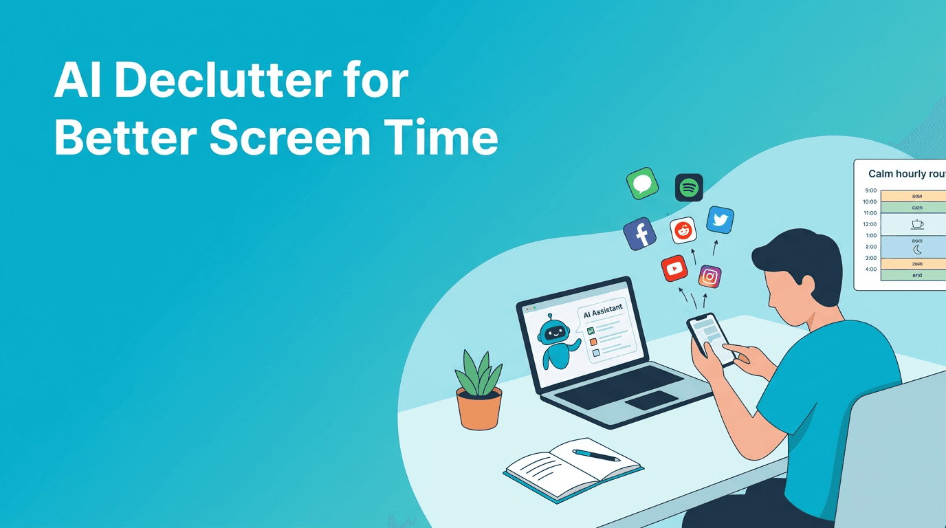 AI Declutter: A Digital Minimalism Guide for Better Screen Time