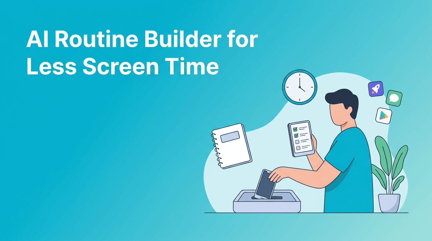 AI Routine Builder: A Smarter Way to Reduce Screen Time Without Going Off Grid