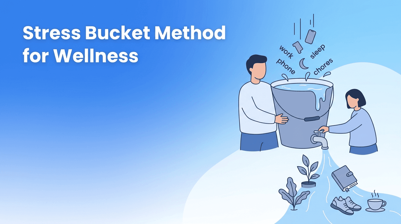 Stress Bucket Method for Better Wellness: A Practical Self-Care Reset