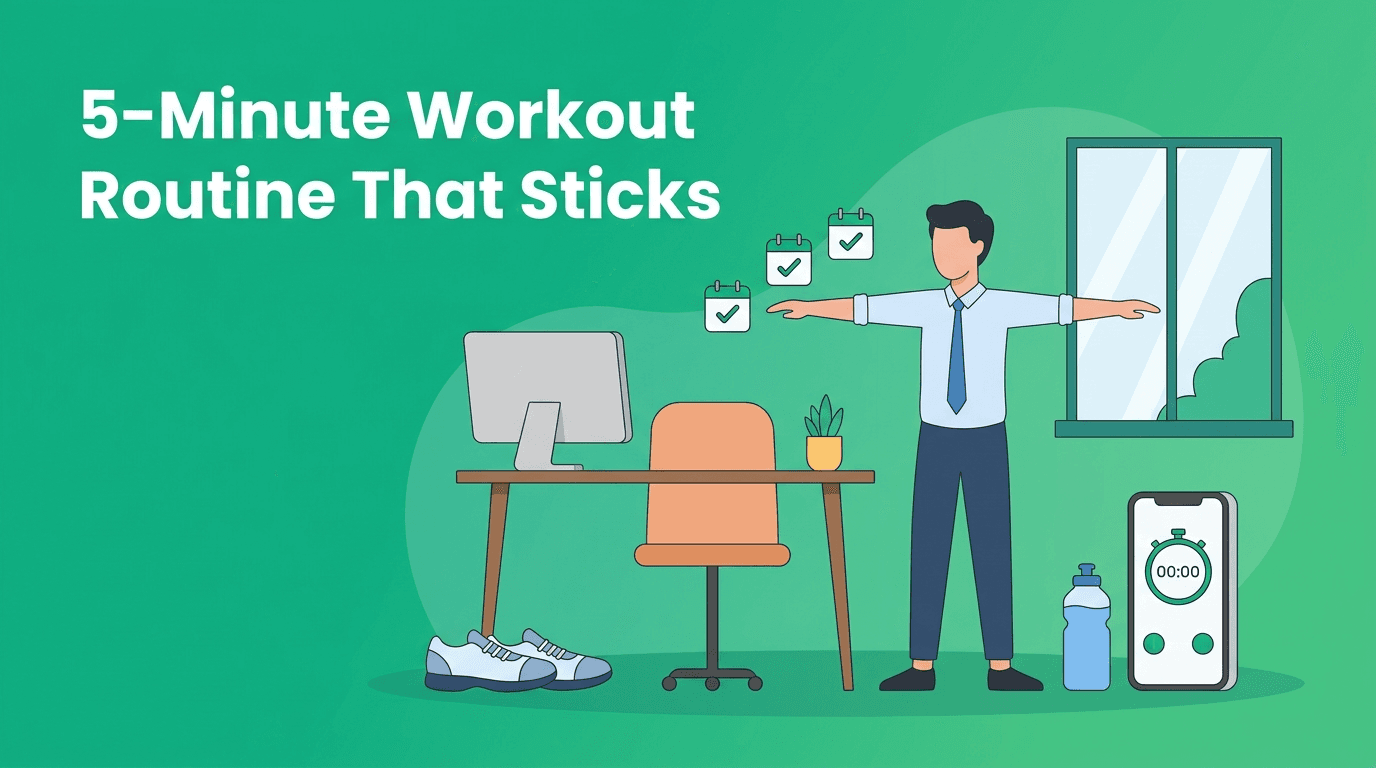 Exercise Snacks: The 5-Minute Workout Routine Busy People Actually Keep