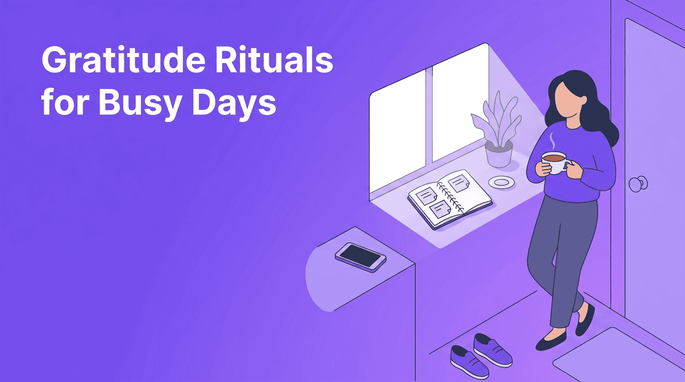Gratitude Rituals for Real Life: A Mindful Living Guide for Busy Days