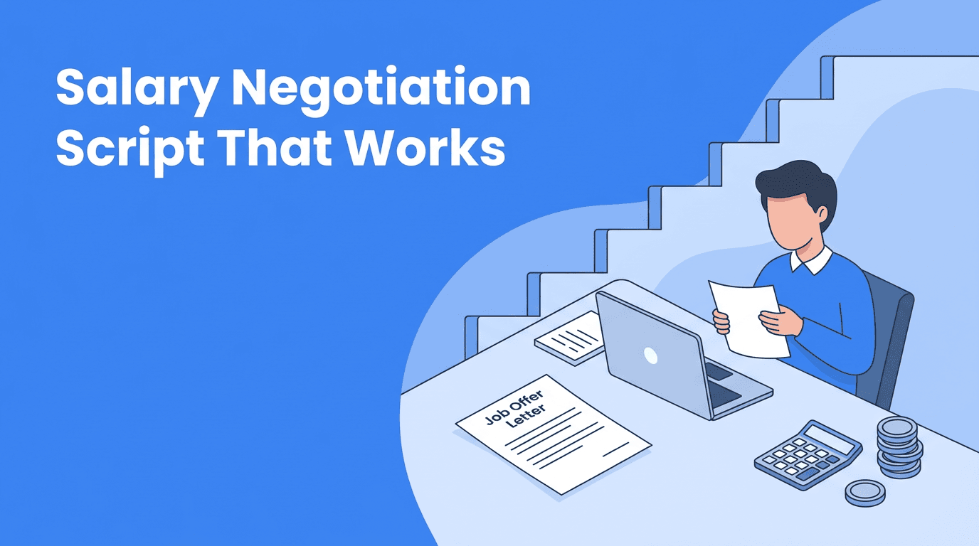 Salary Negotiation Script: How to Ask for More Without Sounding Pushy