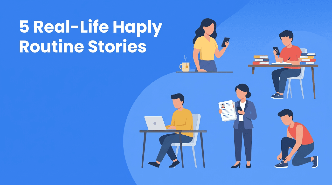 Haply Stories: 5 Day-in-the-Life Routines That Make AI Coaching Feel Real