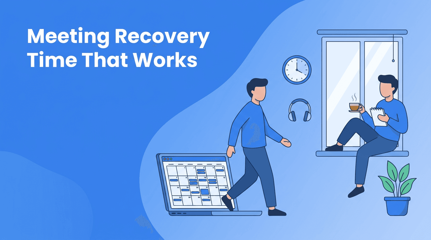 Meeting Recovery Time: The Missing Link Between Work-Life Balance and Burnout Prevention