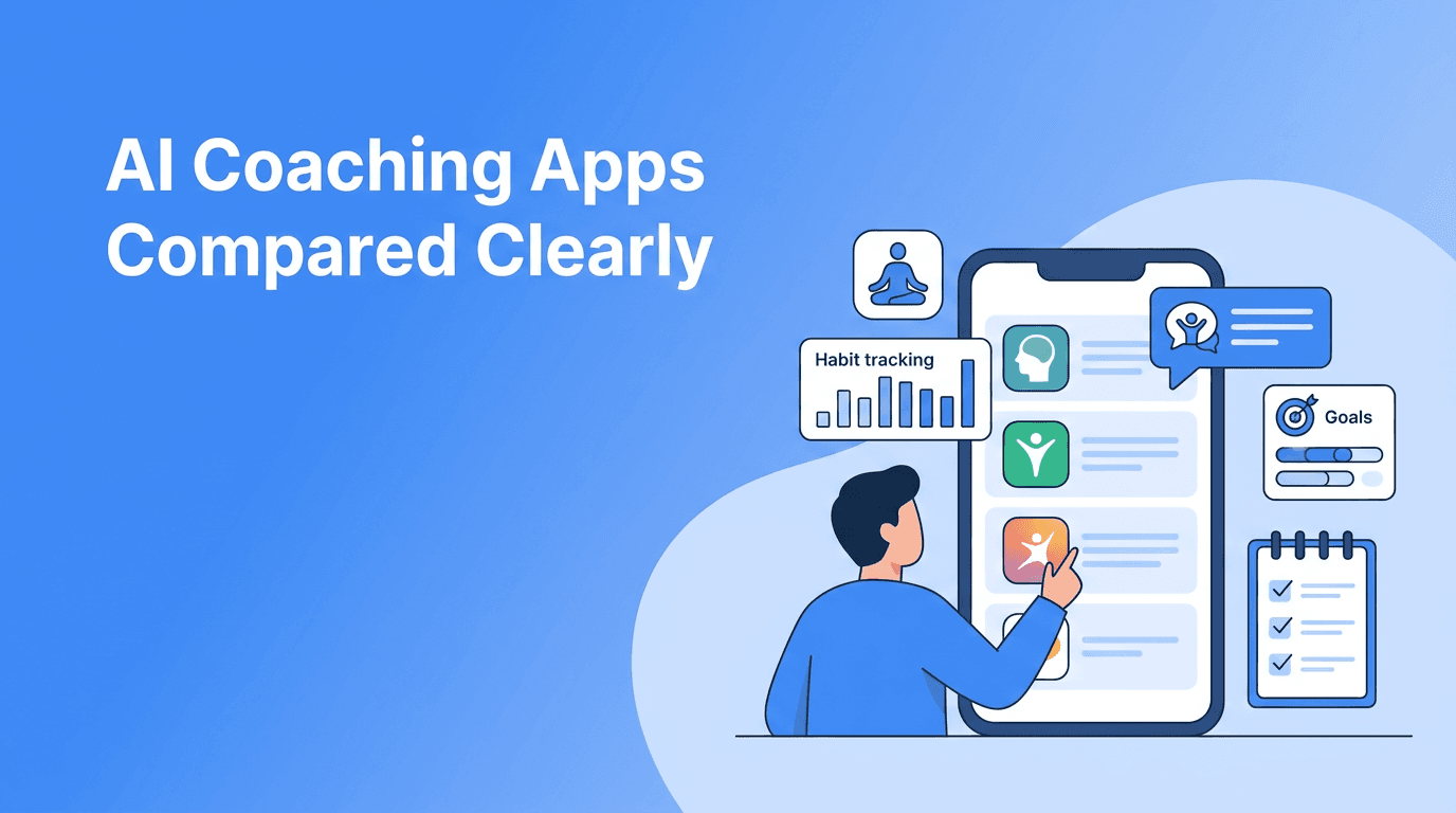 Haply vs Replika, Calm, Headspace, BetterUp, Coach.me, and AI Chatbots: A Practical AI Coaching Comparison