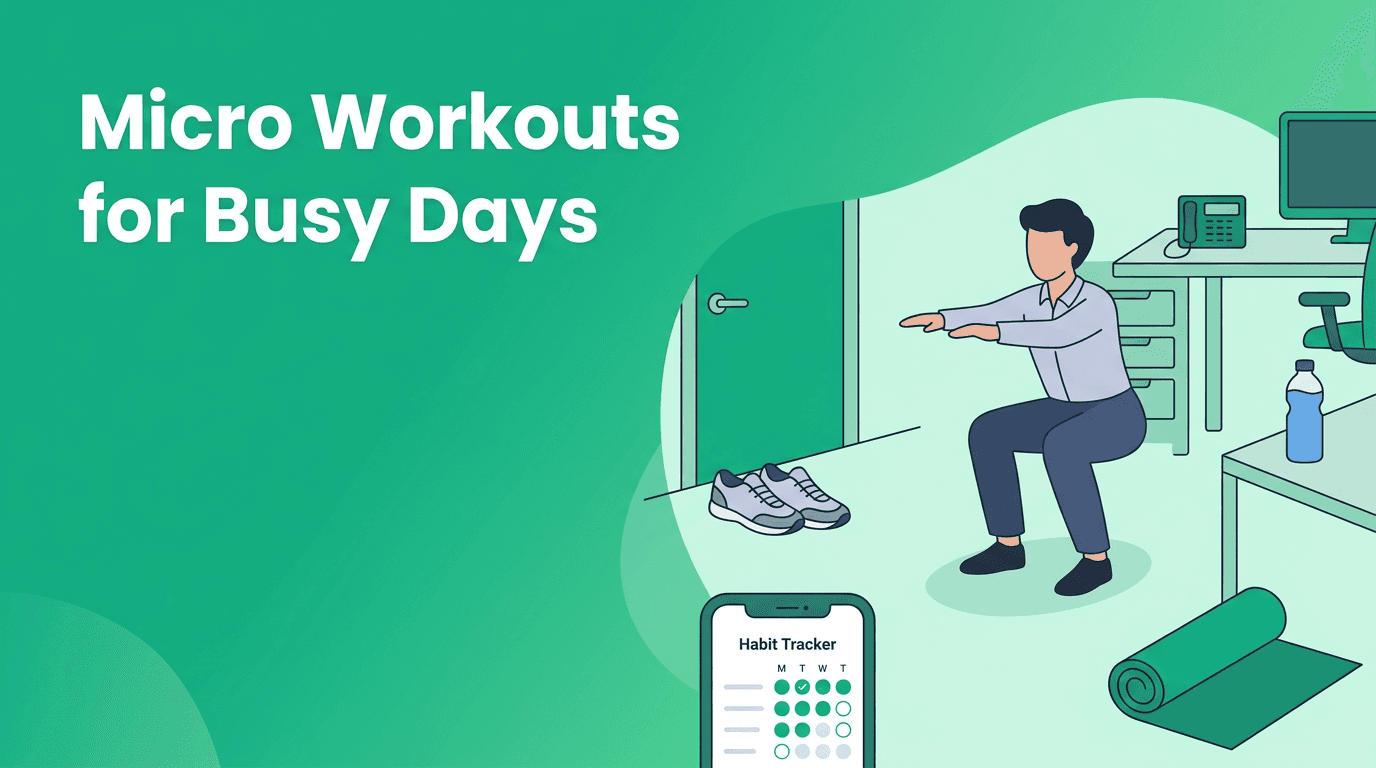Micro Workouts at Home: A Realistic Workout Routine for Busy Days