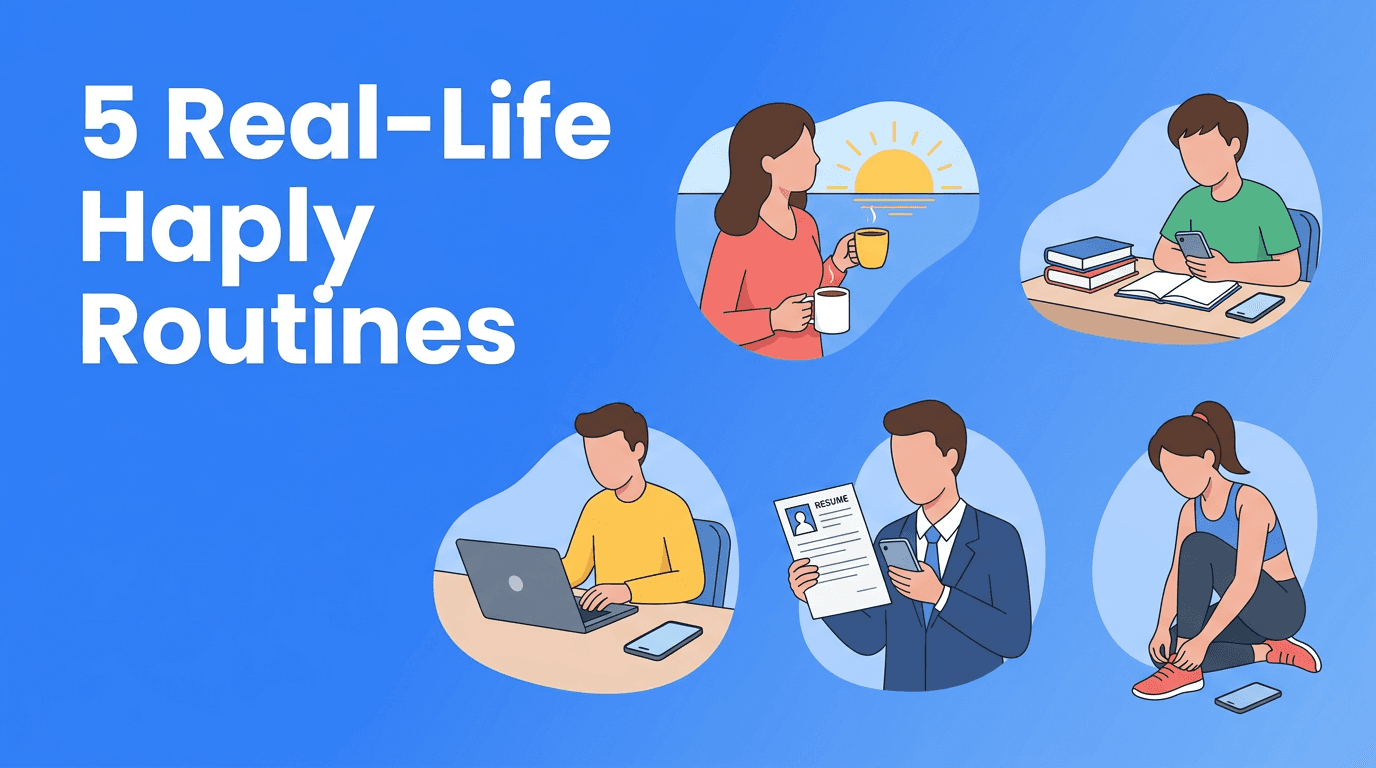 Haply Stories: 5 Day-in-the-Life Routines That Make AI Coaching Feel Real